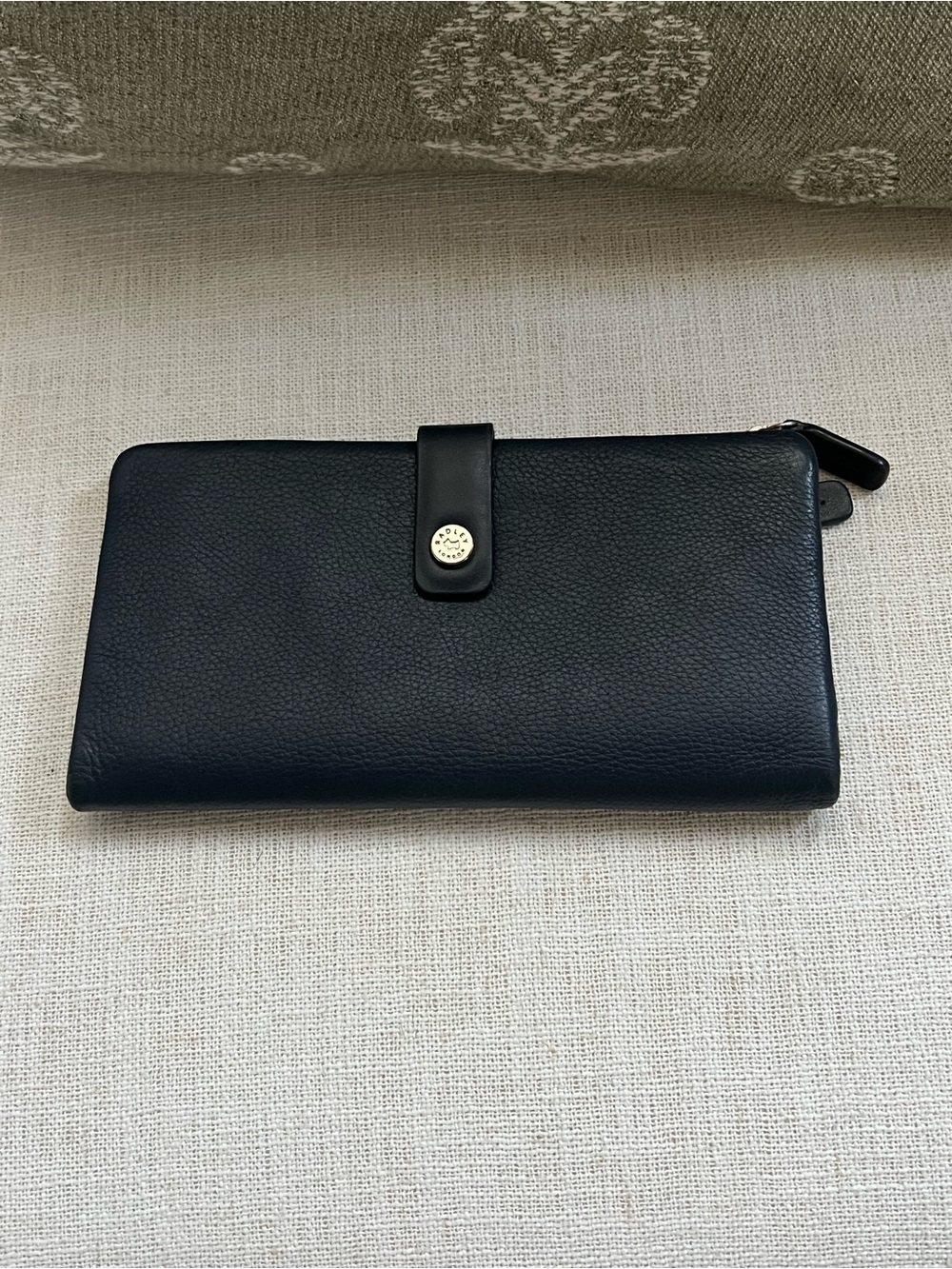 Radley London Larkswood Bifold Dark Blue Leather Wallet